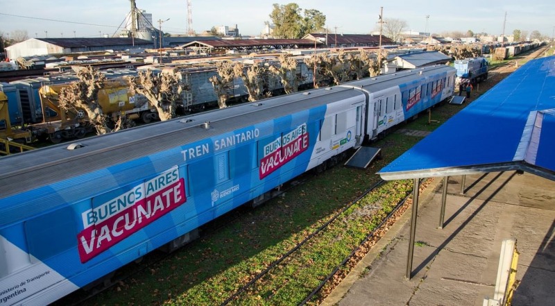 El Tren Sanitario llega este martes a Olavarra